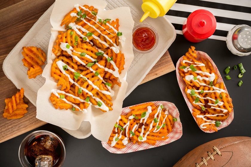 Waffle Fries بطاطس الوافل